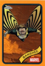 2025 Topps Chrome Marvel ORANGE REFRACTOR #38 Banshee 16/25