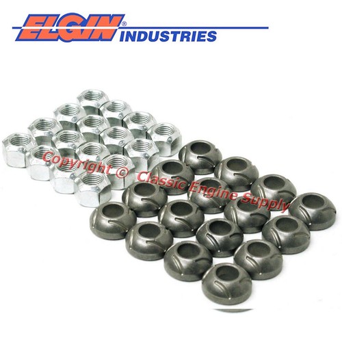 New Rocker Arm Lock Nut & Pivot Ball Set 19661990 Chevy bb 454 427 402