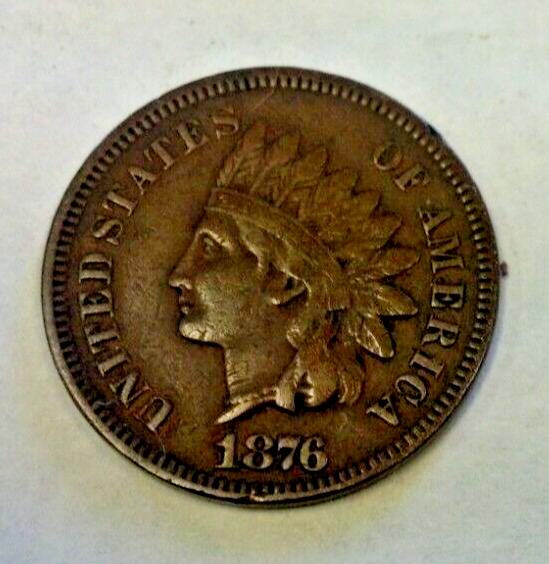 1876 INDIAN CENT XF. REDUCED 10/29/25 (705) | eBay