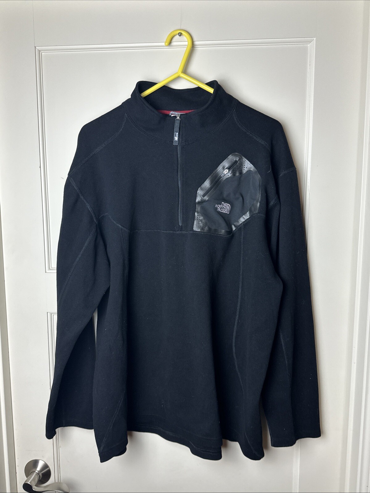 The North Face Black Fleece 1/4 Zip Pullover Men's Size XXL Like New