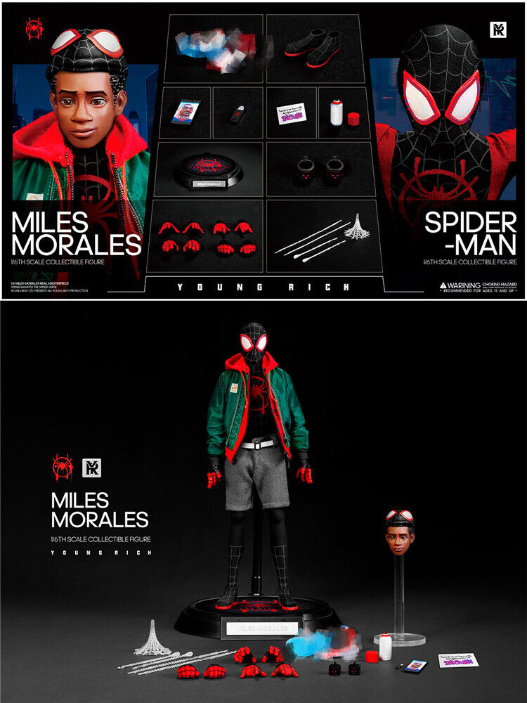 YOUNGRICH TOYS SP002 1/6 Miles Morales Spider-Man Into the YOUNGRICH TOYS SP002 1/6 Miles Morales Spider-Man Into the