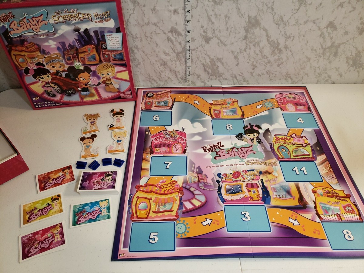 Bratz Babyz Board Game Stylin Scavenger Hunt | eBay