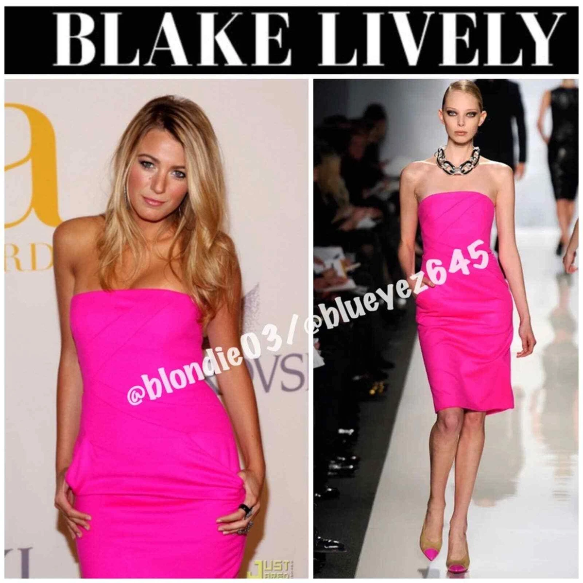 Michael Kors pink wool strapless dress Fall 2009 collection 8