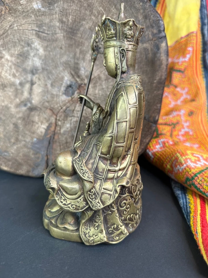 Old Tibetan Bronze / Brass Buddha …beautiful collection and display piece - image 4 of 4