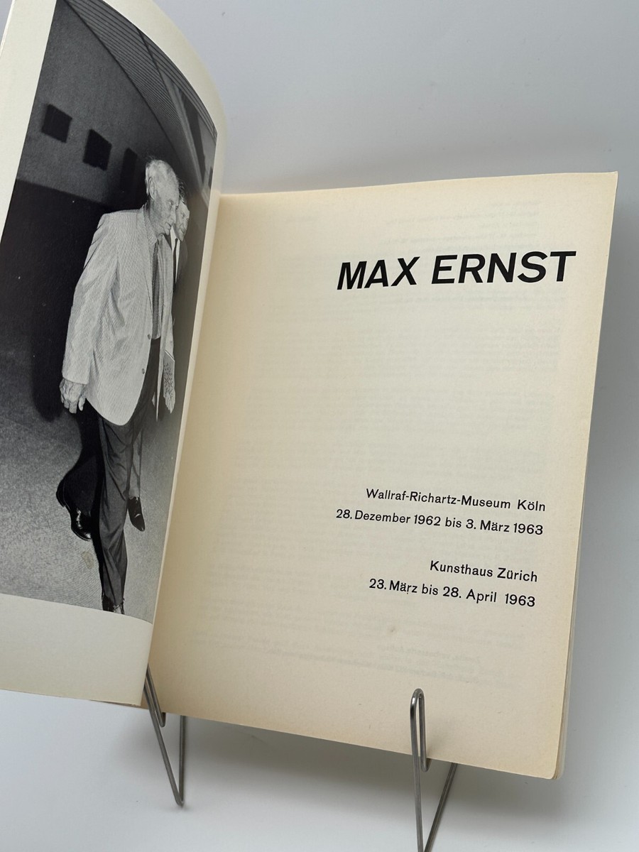 VERY RARE* Vintage Art Exhibition Catalog Max Ernst 1962-1963