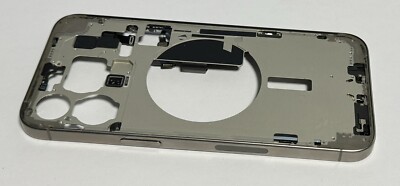 OEM Apple iPhone 15 Pro Max Natural Titanium Mid Frame Casing Body