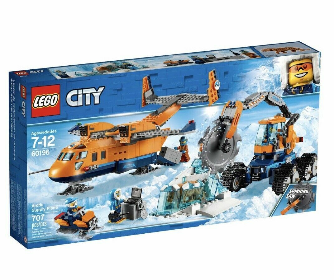 60196 ARCTIC SUPPLY PLANE lego set LEGOS city town SEALED saw tiger NEW ice