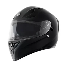 Black Motorcycle Bike Helmet Torc T15 Street Full Face Flat Matte Large