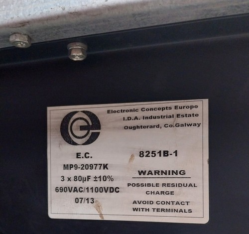 ABB ALCL-24-7 LCL-Filter Module Rev A IP 00, 690V 64735900 - Picture 8 of 19