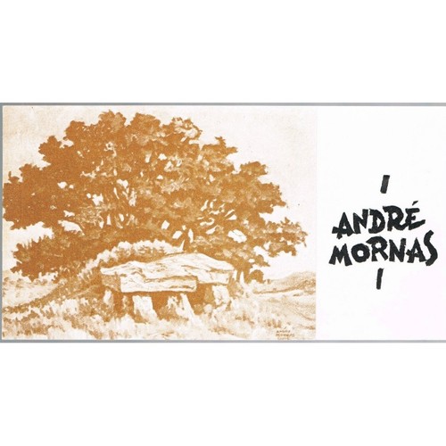 André MORNAS Peintre Invitation Galerie Ste Eugénie de Mme Raymond DUSSAUD Nîmes - Imagen 2 de 2