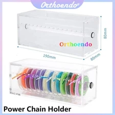 Dental Ortho Acrylic Elastic Power Chain Organizer Dispenser Placer Storage Case