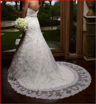 CASABLANCA WEDDING GOWN # 1914 IVORY SIZE 16 BEADED LACE BOLERO JACKET AND  VEIL | eBay