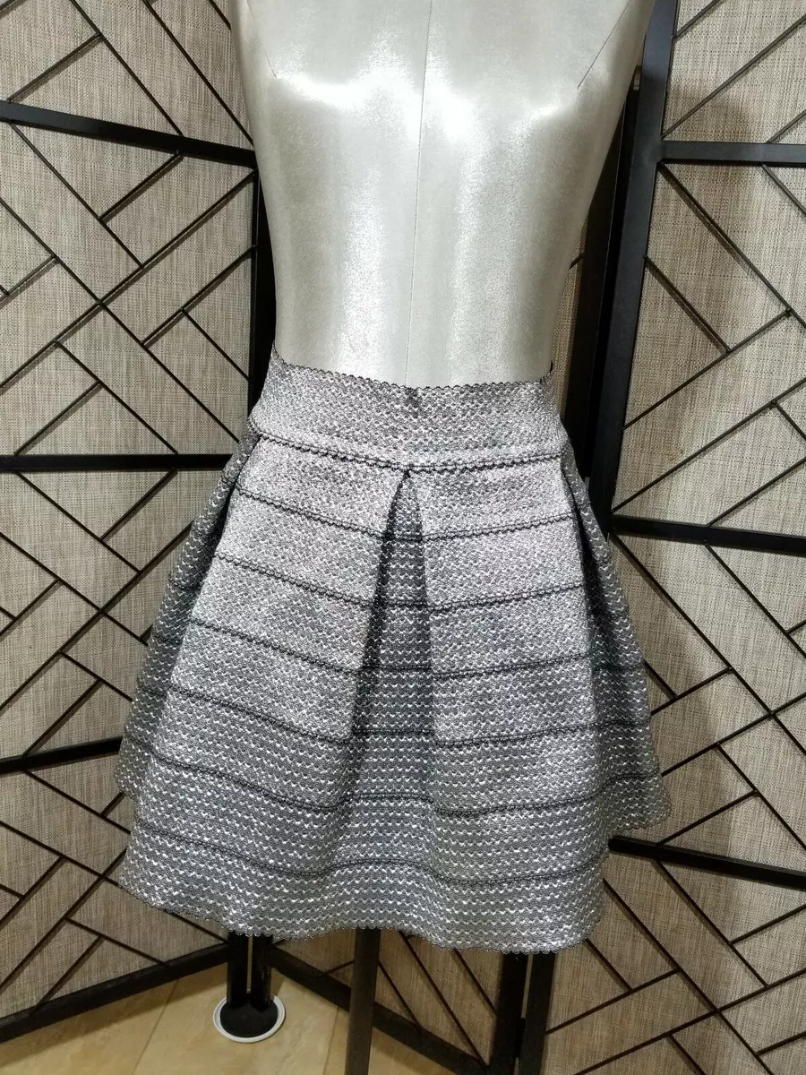 Silver metallic skirt vs cheap flank