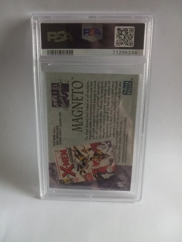 1992 Marvel Masterpieces 49 Magneto PSA 8 🔥 - Picture 2 of 2