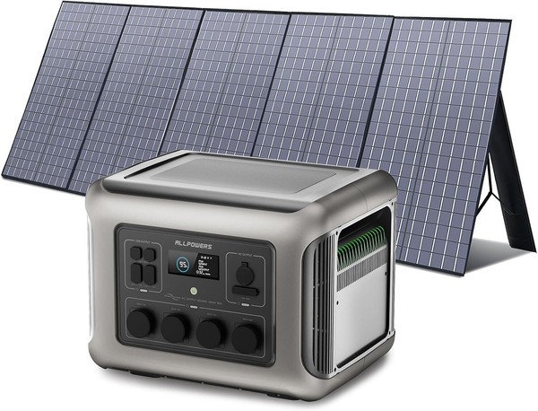Allpowers R2500 Solargenerator 2016Wh Mit 400W Solarpanel 4X2500W Ac LäNge-image