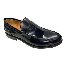 SCARPE MOCASSINO UOMO CAMPANILE COLLECTION 310 PELLE BLU ORIGINALE 4 STAG 2023