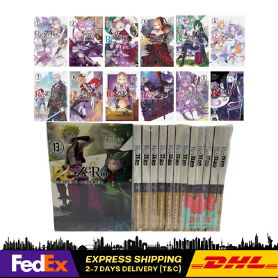Re:Zero Starting Life in Another World Light Novel English Version Vol 1-26