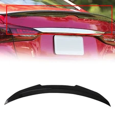 FOR 2014-2023 INFINITI Q50 HIGHKICK CARBON LOOK DUCKBILL TRUNK LID SPOILER WING