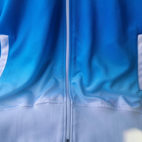 Chaqueta deportiva para hombre GUNN talla grande activa informal vintage rara camisa azul - Imagen 4 de 6