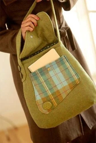 Bolso Country Courier con patrón de costura Foto 3 de 3