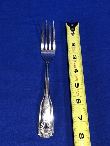 Update Stainless Shelley Shell Pattern Teaspoons Forks Knives 25 Total Flatware - Picture 14 of 14