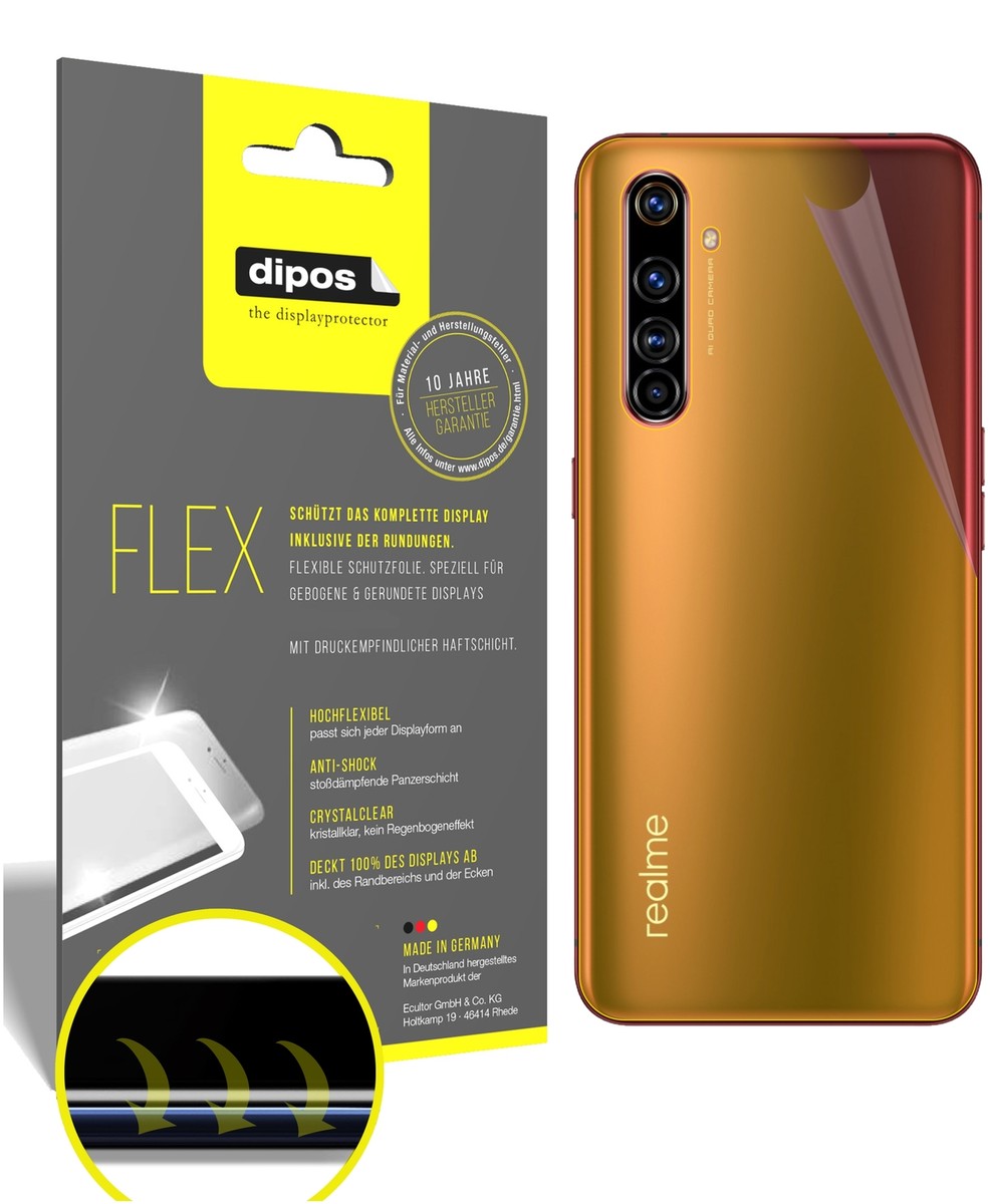 Dipos Pellicola Protettiva Antiriflesso Per Oppo Realme X50 5G | Opaca Anti-impronte | Made In Germany