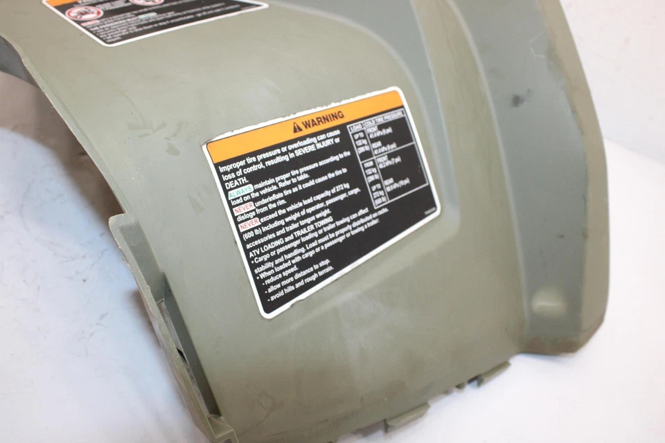 16 Can-am Outlander L Max 450 Efi Dps Oem Left Rear Fender (Gray) 715003289 AB5 - Image 4 of 4