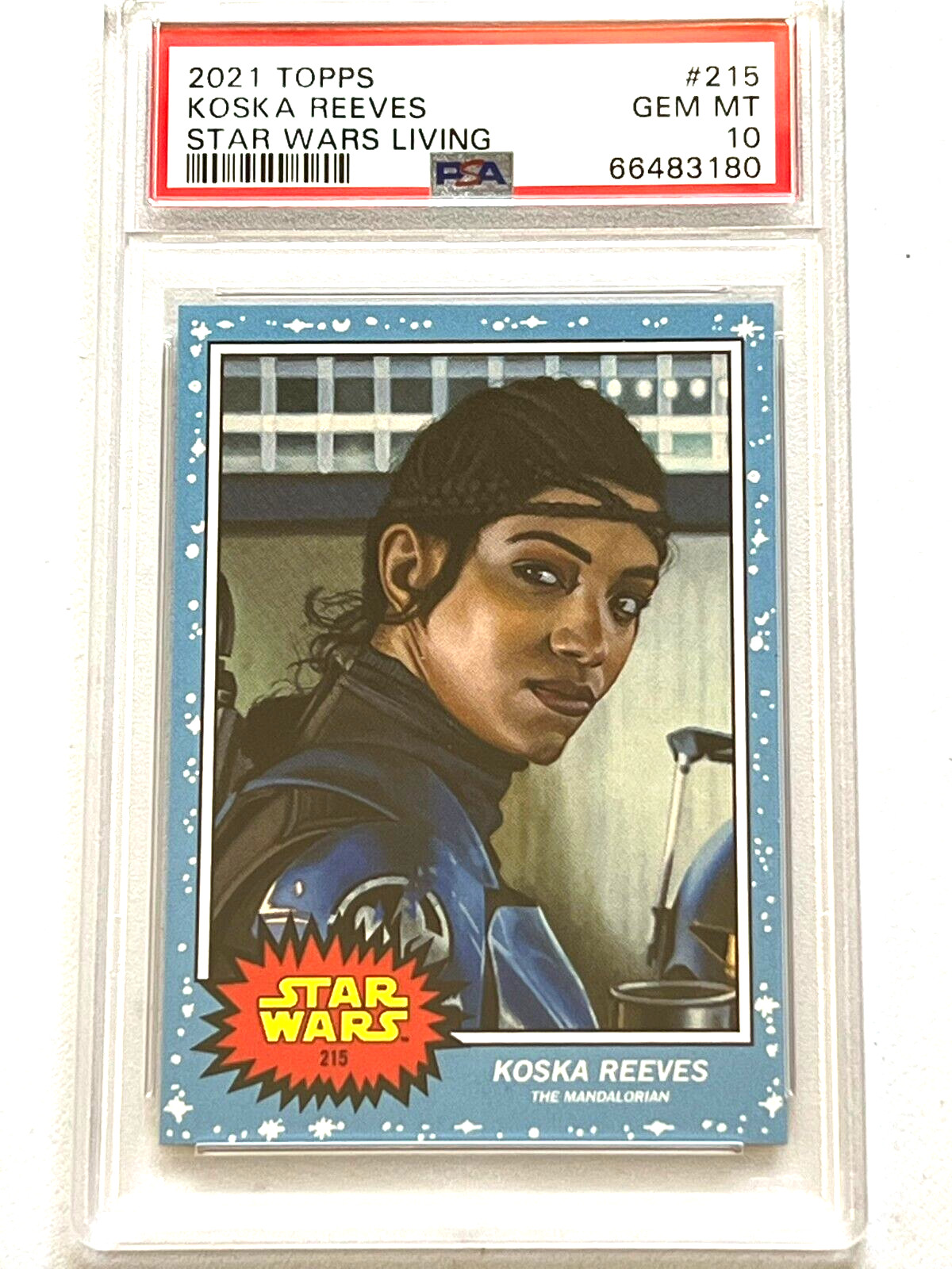 2021 Topps Star Wars Living Set #215 KOSKA REEVES PSA 10 *POP 49!*