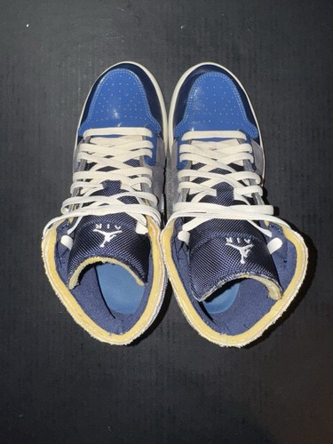 Nike Air Jordan 1 Retro Mid SE Craft 'Inside Out' - DR8868-400 - Size 8 - NICE! - Picture 8 of 9