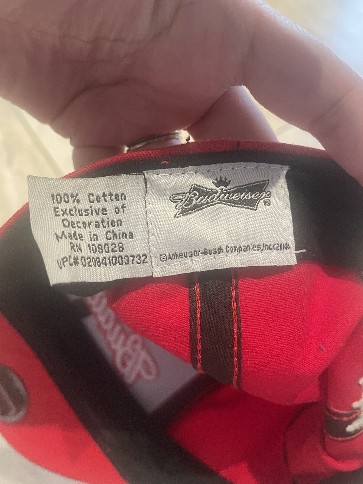 Budweiser adjustable cap. One size - image 5