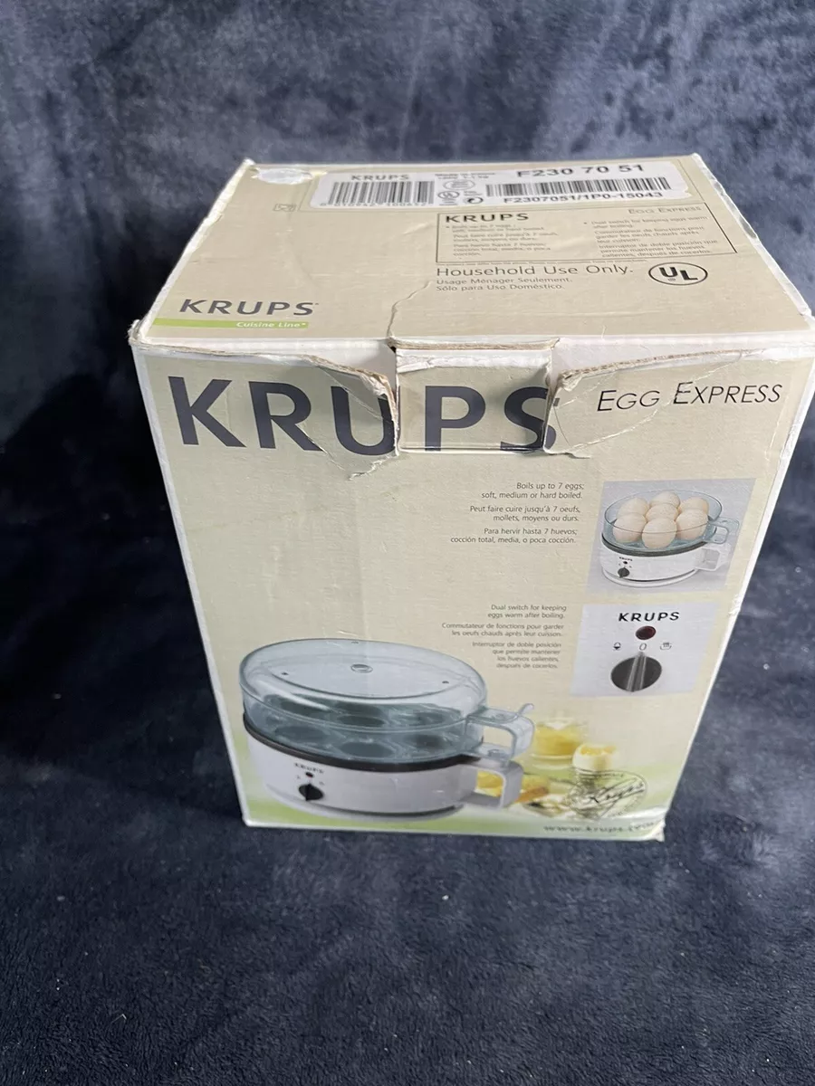 Krups Egg Express Nonstick Egg Cooker with Piercer