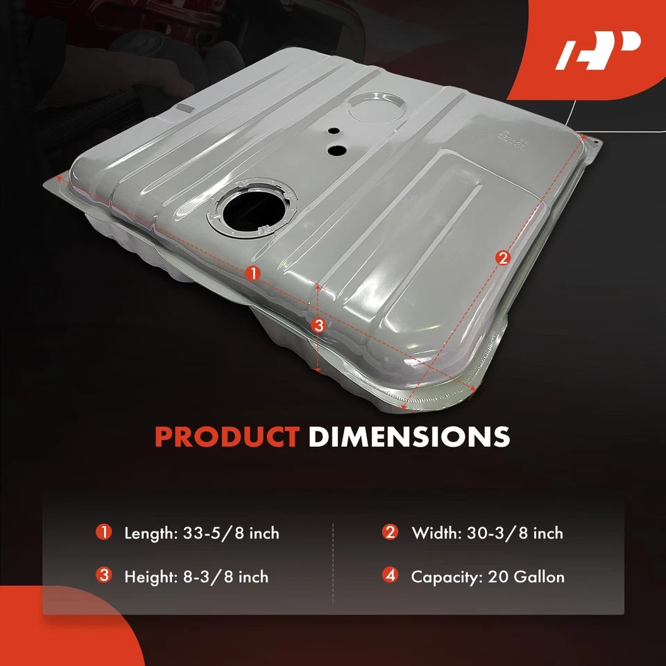 Tanque de combustible de 20 galones para Dodge Caravan Grand Caravan Plymouth Grand Voyager 91-95 Foto 4 de 4