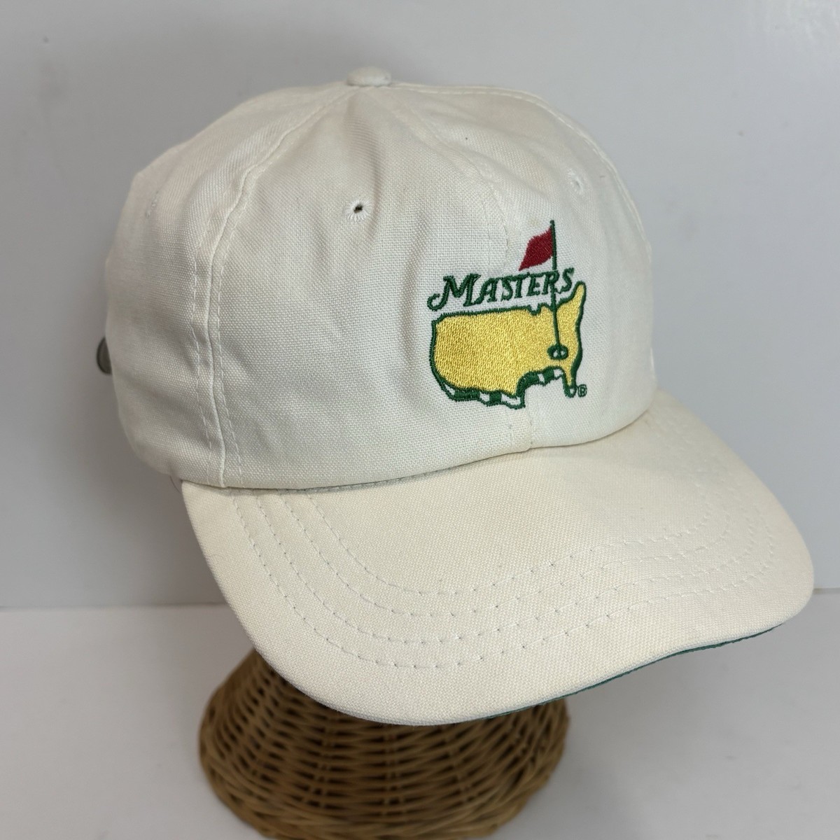 Vtg Masters Augusta GA Straw Hat  Made In USA One Size PGA Golf Vtg Masters Augusta GA Straw Hat Made In USA W/ 1995, 1996  main image 4