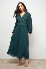 Oasis Green Dress Womens Occasion Dresses