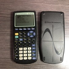 GENUINE Texas Instruments TI-83 Plus Calculator in Case (TESTED)