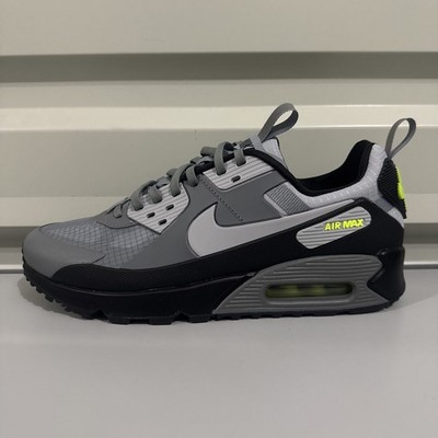 Nike Air Max 90 Drift Cool Grey Neon Sneakers Men's Size 9.5