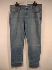 Hudson Byron Light Marine Straight Stretch Jeans ~ Men's 40 x 35
