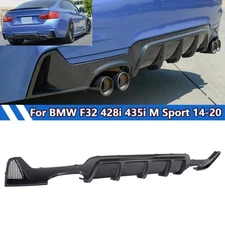 For 2014-2020 BMW F32 F33 F36 428i 435i M Sport Carbon Color Rear Diffuser Lip