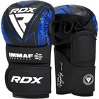 RDX IMMAF Approved Sparring Grappling Gloves Ventilated Open Palm MMA Gloves