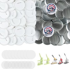 400 PCS Button Maker Supplies 2.95 inch / 75mm Button Parts Button Supplies