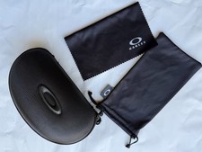 Oakley Black Hard Case Soft Pouch cloth for Eyeglasses or Sunglasses
