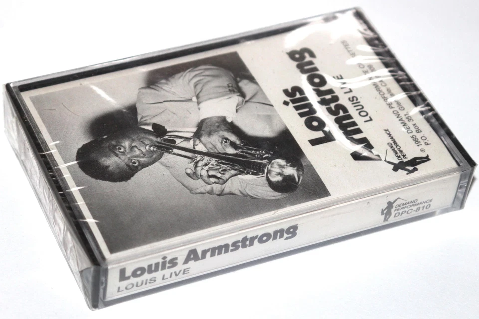 Louis Armstrong - Louis Live (Cassette Tape 1985) Jazz Big Band NEW SEALED Foto 3 de 4