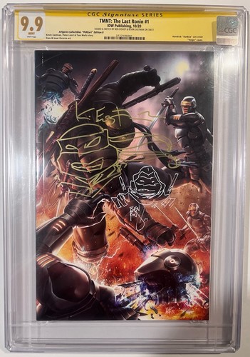 TMNT:The Last Ronin #1 Edition B Kunkka LIM COVER CGC 9.9 MNT 2x Signed/Sketched