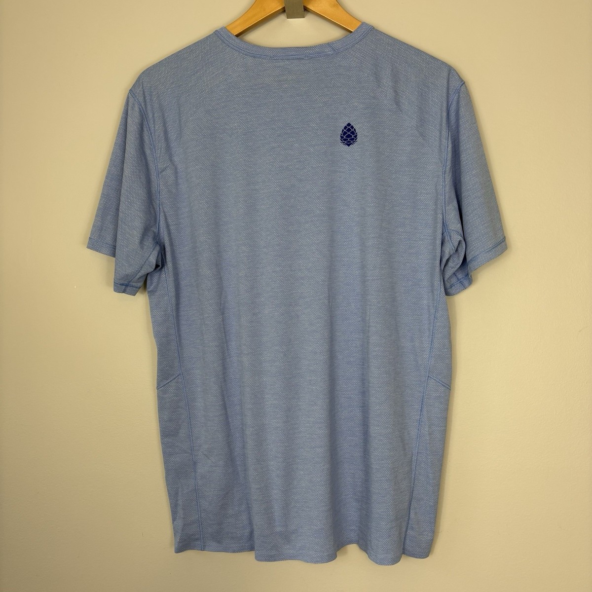 Stio Men's Sz L Lucent Tee SS Short-Sleeve Blue Performance