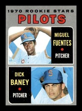 1970 Topps #88 Miguel Fuentes/Dick Baney Pilots Rookies EXMT/EXMT+ X3667070