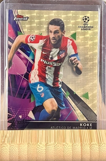 2021-22 Topps Finest UEFA Champions League KOKE 1/1 Superfractor Atlético Madrid