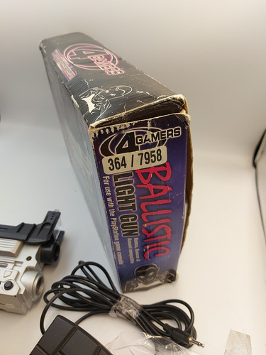 BOXED 4 Gamers Ballistic Light Gun & Pedal - SPC021 PS1 & PS2 PlayStation 2 - Picture 9 of 15