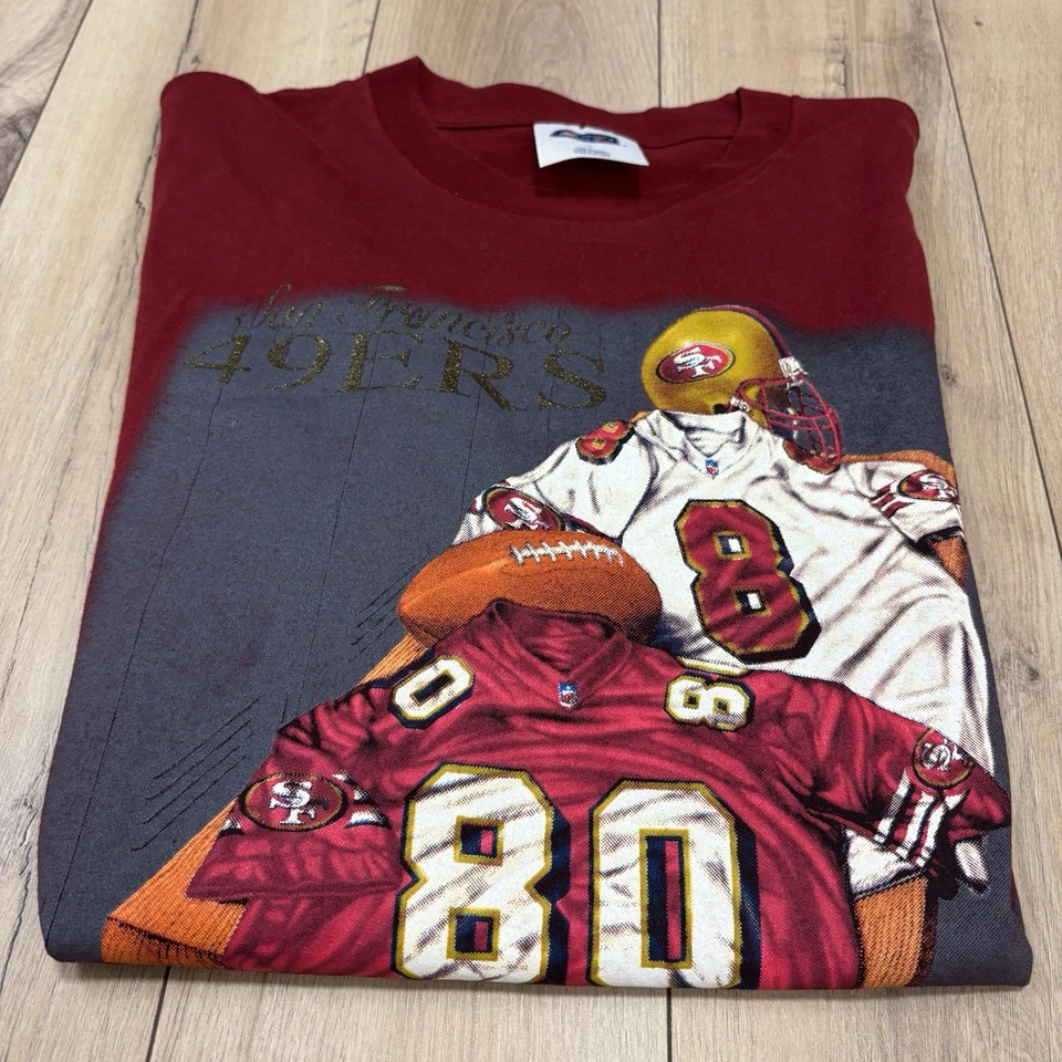 Camiseta De Colección CSA San Francisco 49ers Roja Para Hombre Grande L Algodón 1997 EE. UU. NFL Pro De Colección Foto 2 de 4