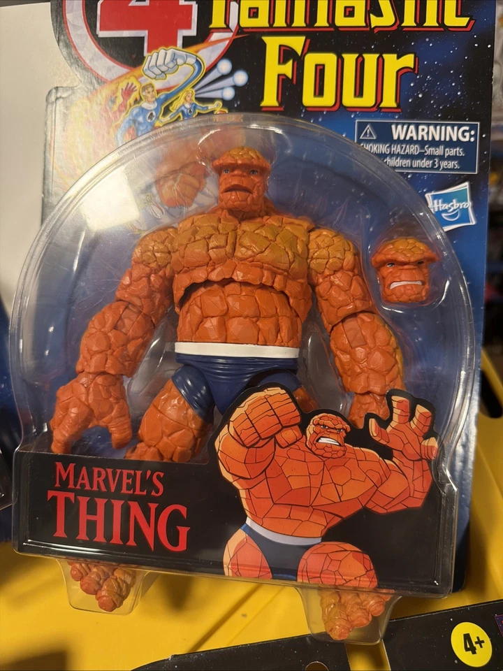 Marvel Legends Hasbro FF4 La Cosa Mujer Invisible Psico-Hombre Lote Evolutivo Foto 3 de 4