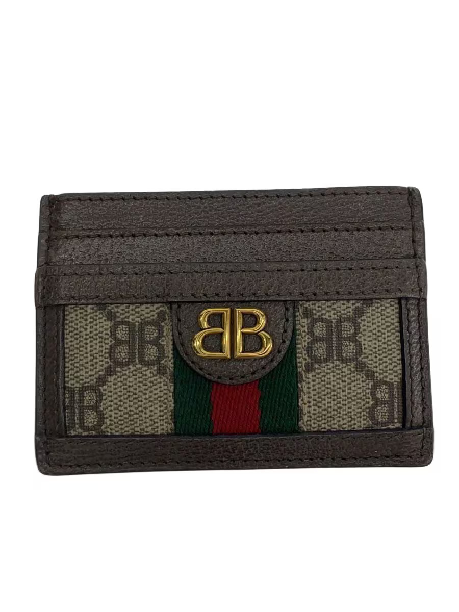 BALENCIAGA x Made in Italy Card Case BRW Monogram Men's Business Card Case wi